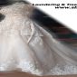 Professional care wedding dress