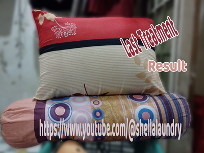 Shella laundry Bantal guling last treatment