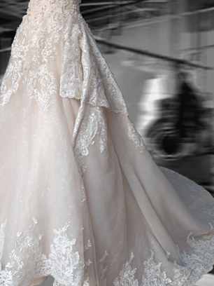 Laundry wedding dress