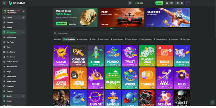 Welcome to BC.Game The Ultimate Online Casino Experience